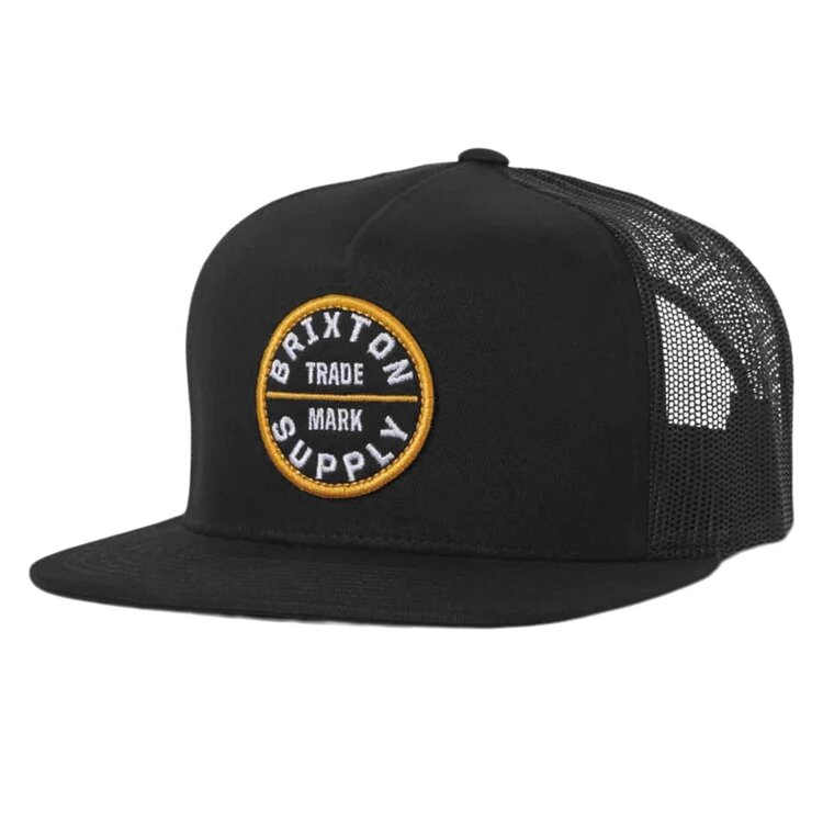 Brixton Brixton Oath Mp Trucker Hat (Mens) | Black/Black