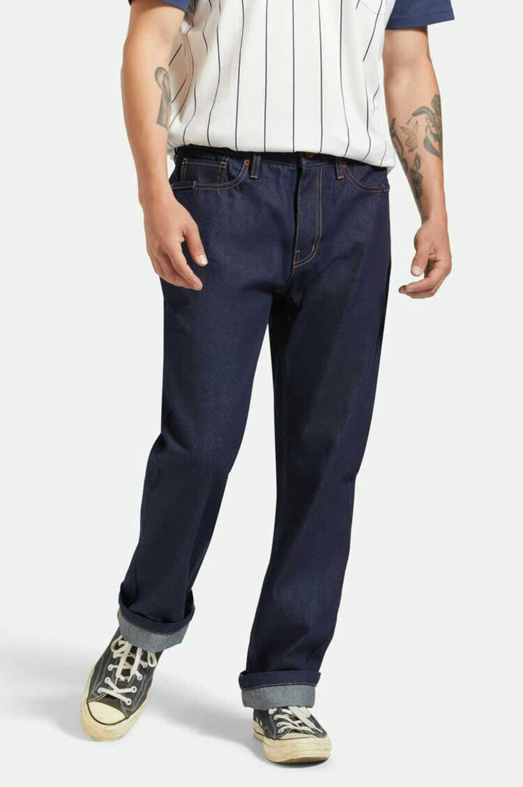 Brixton Brixton Builders 5 Pocket Pant (Mens) | Rinse Denim