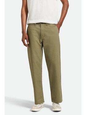 Brixton Brixton Surplus Herringbone Trouser Pant (Mens) | Olive Surplus