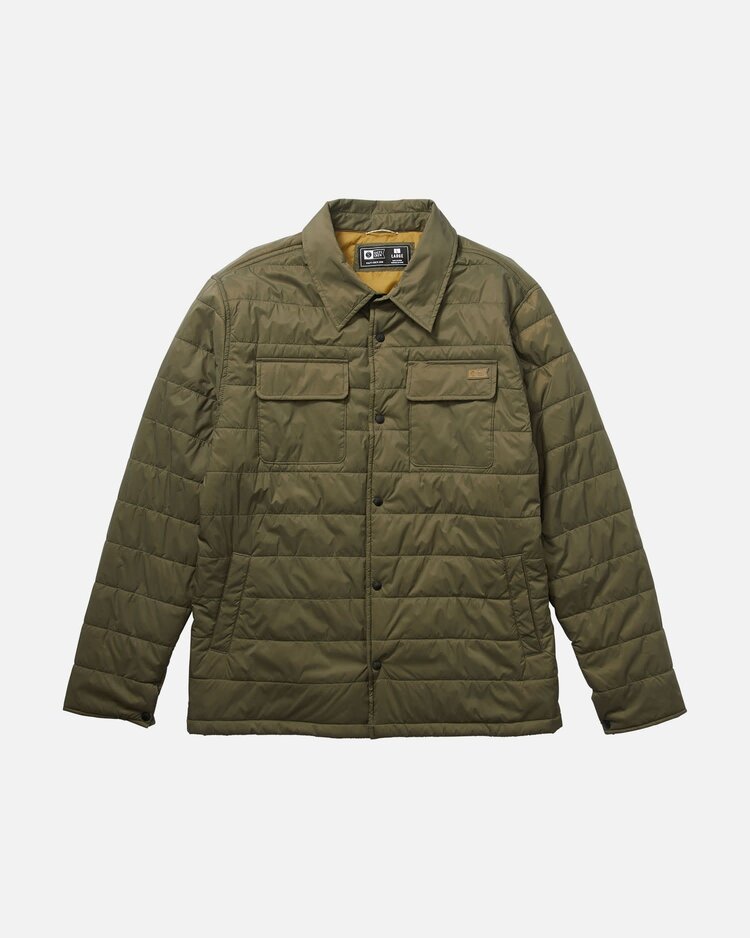 Salty Crew Salty Crew Barrier Shacket (Mens) | Olive