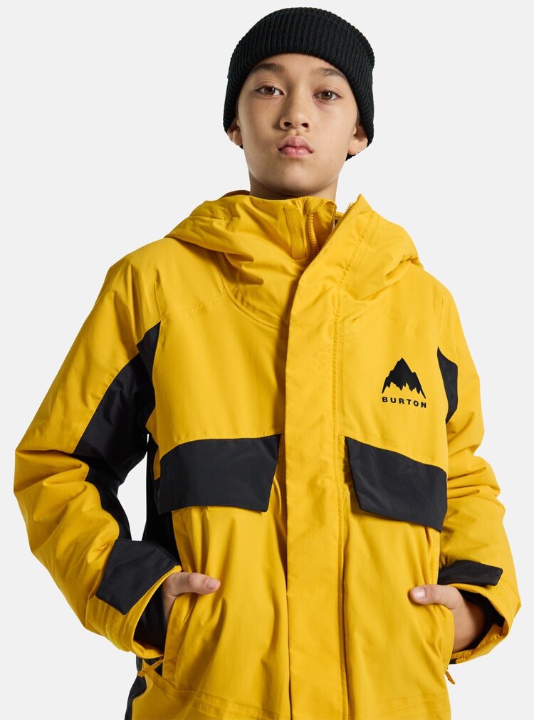 Burton Burton Ascutney 2L Jacket (Youth) 2025 | Goldenrod/True Black