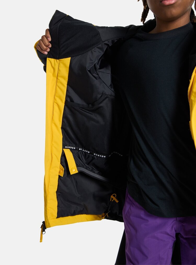 Burton Burton Ascutney 2L Jacket (Youth) 2025 | Goldenrod/True Black