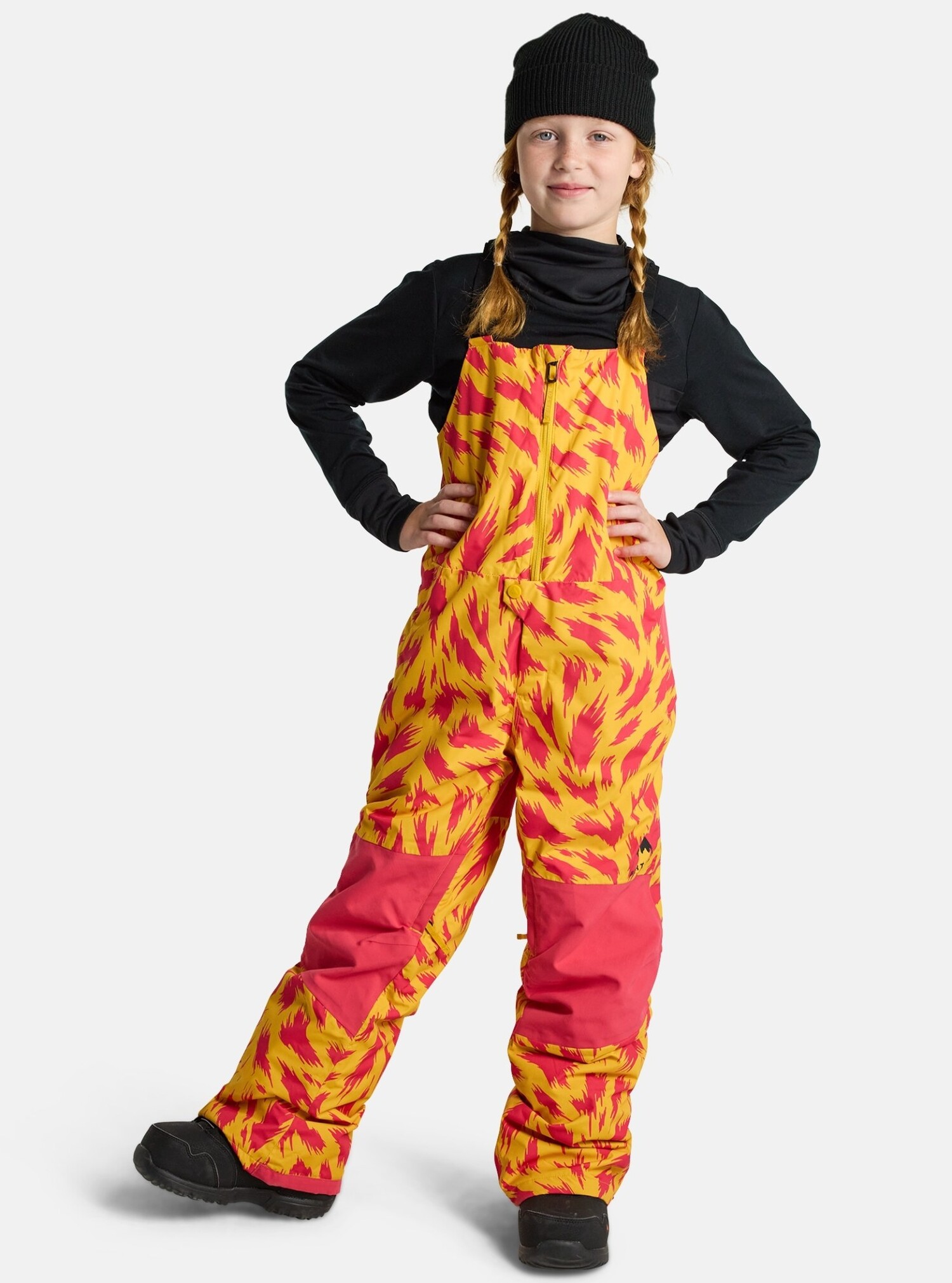Burton Skylar 2L Bib Pants (Youth) 2025 | Fur Goldenrod - The Drop