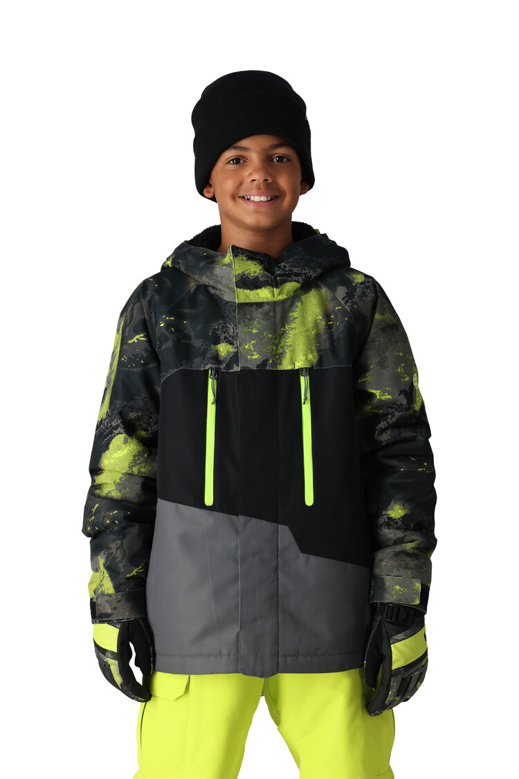 686 686 Geo Insulated Jacket 2025 (Youth) | Lime Hemisphere