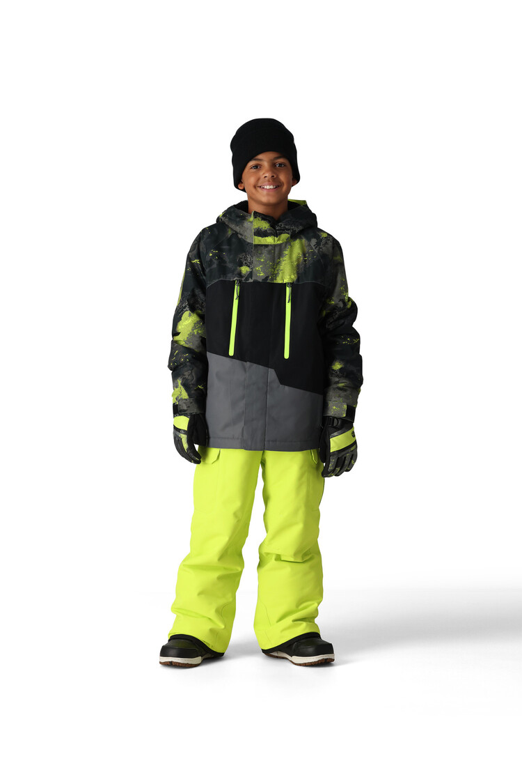 686 686 Geo Insulated Jacket 2025 (Youth) | Lime Hemisphere