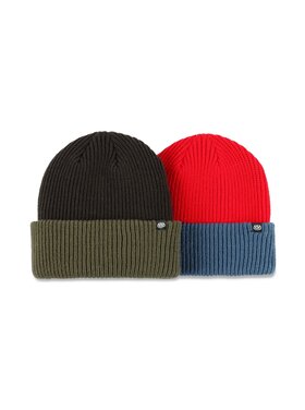 686 686 Two Tone Beanie-2Pk 2026 (Youth) | Red/Black