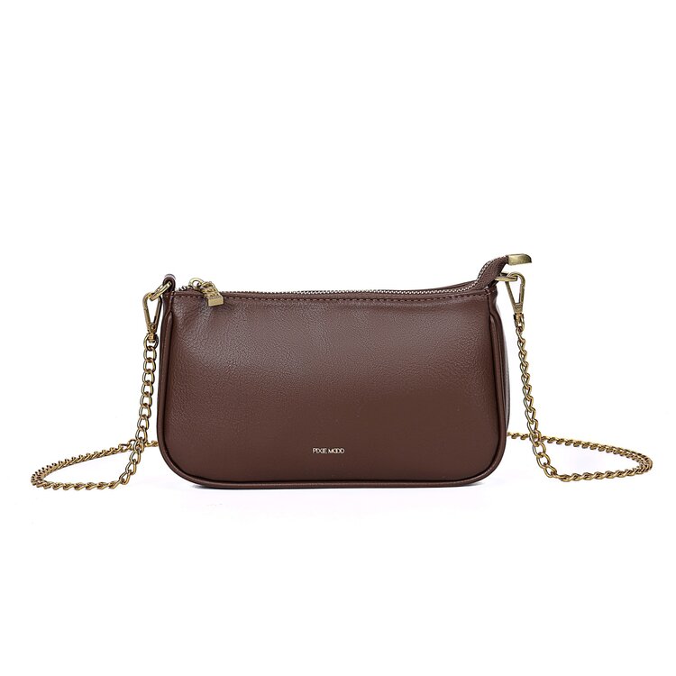 Pixie Mood Pixie Mood Francine Chain Crossbody | Espresso Brown