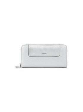 Pixie Mood Pixie Mood Mae Zip Wallet | Silver Pebbled