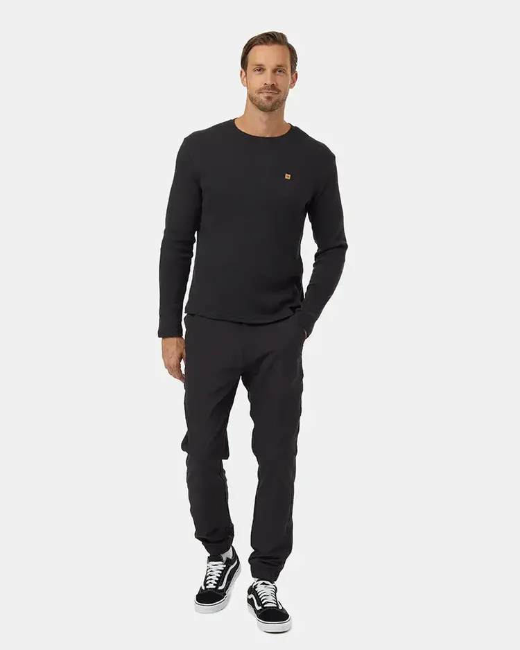 Tentree Tentree Freemont Henley (Mens) | Meteorite Black