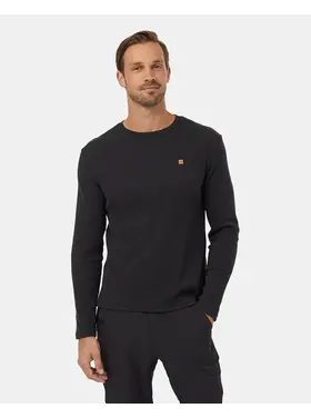 Tentree Tentree Freemont Henley (Mens) | Meteorite Black