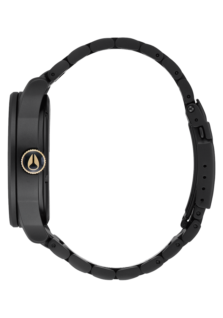 Nixon Nixon Sentry Stainless Steel | Matte Black/Gold