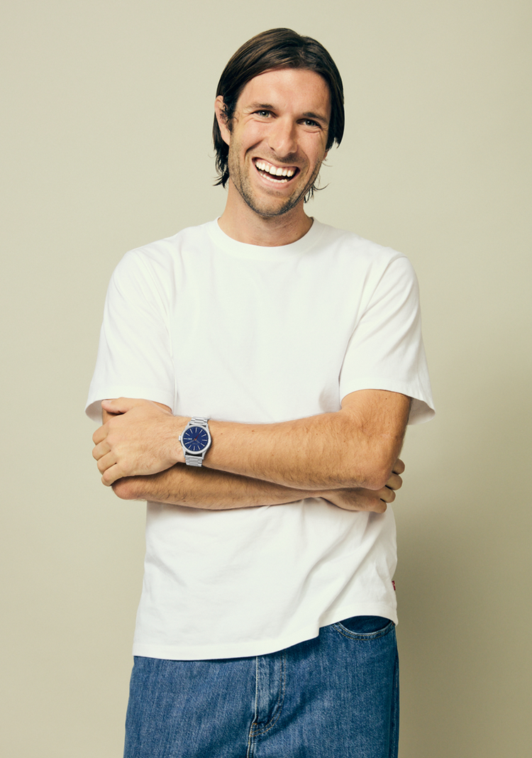 Nixon Nixon Sentry Stainless Steel | Silver/Indigo