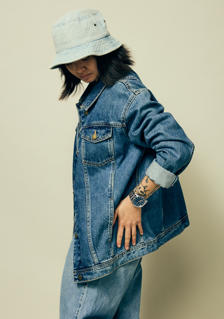 Nixon Nixon Sentry Stainless Steel | Silver/Indigo