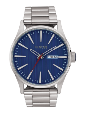 Nixon Nixon Sentry Stainless Steel | Silver/Indigo