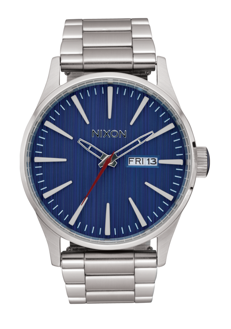 Nixon Nixon Sentry Stainless Steel | Silver/Indigo