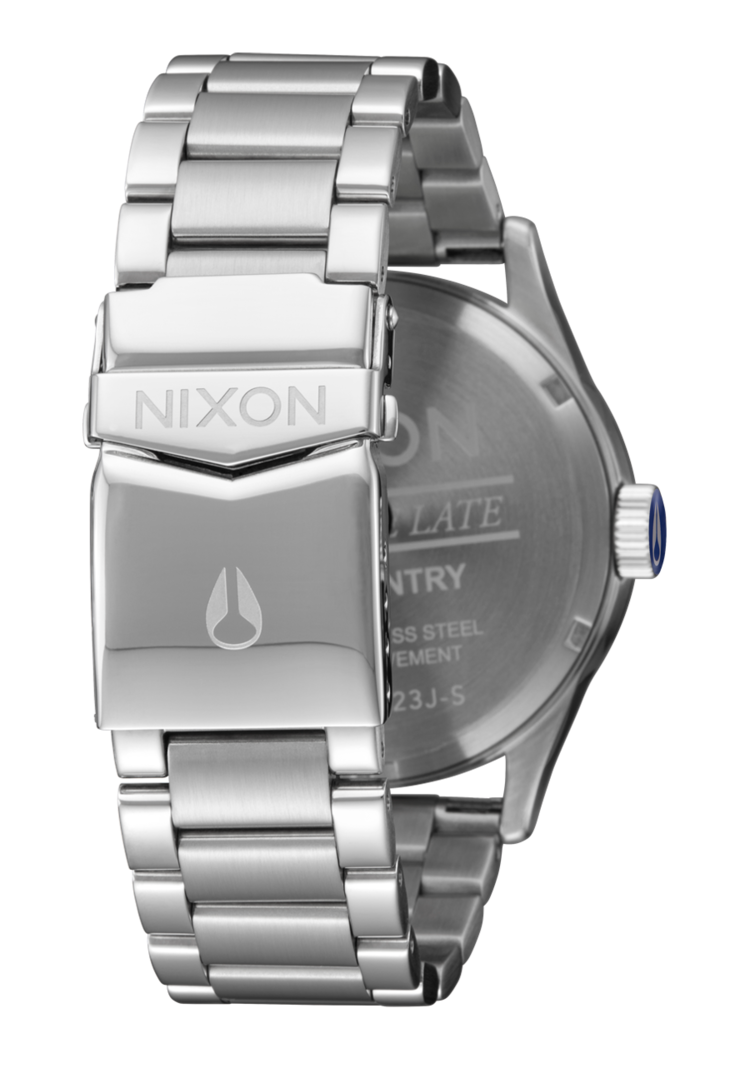 Nixon Nixon Sentry Stainless Steel | Silver/Indigo