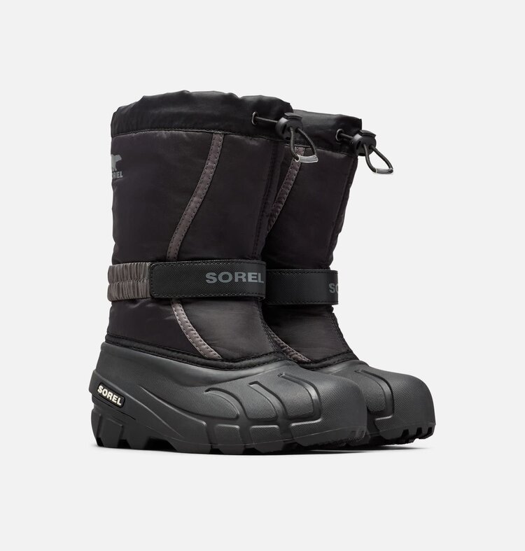 Sorel Sorel Flurry Boot (Youth) 2026 | Black/City Grey