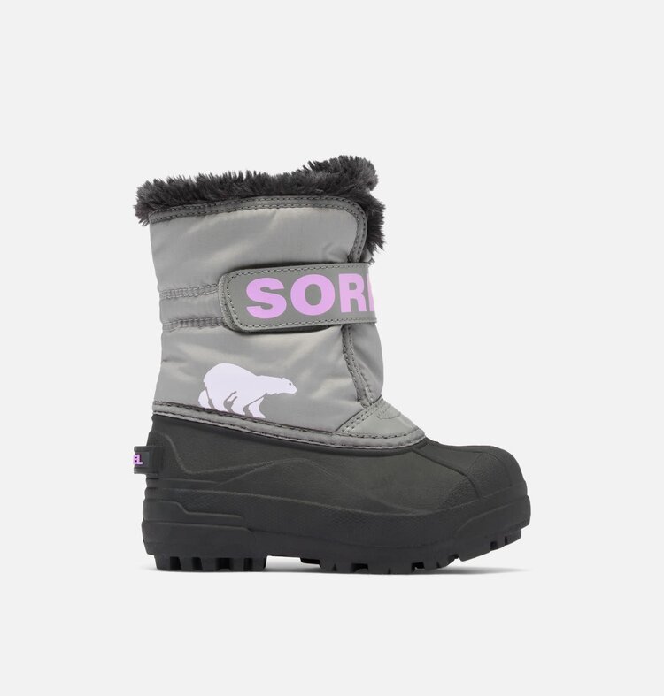Sorel Sorel Snow Commander Boot 2025 (Toddler) | Chrome Grey/Euphoric Lilac