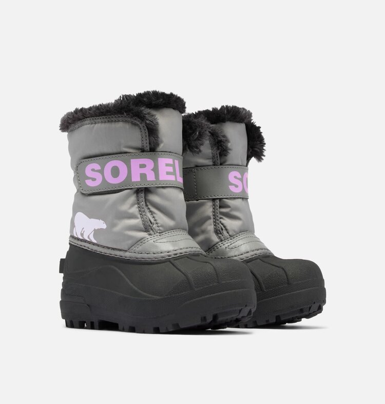 Sorel Sorel Snow Commander Boot 2025 (Toddler) | Chrome Grey/Euphoric Lilac