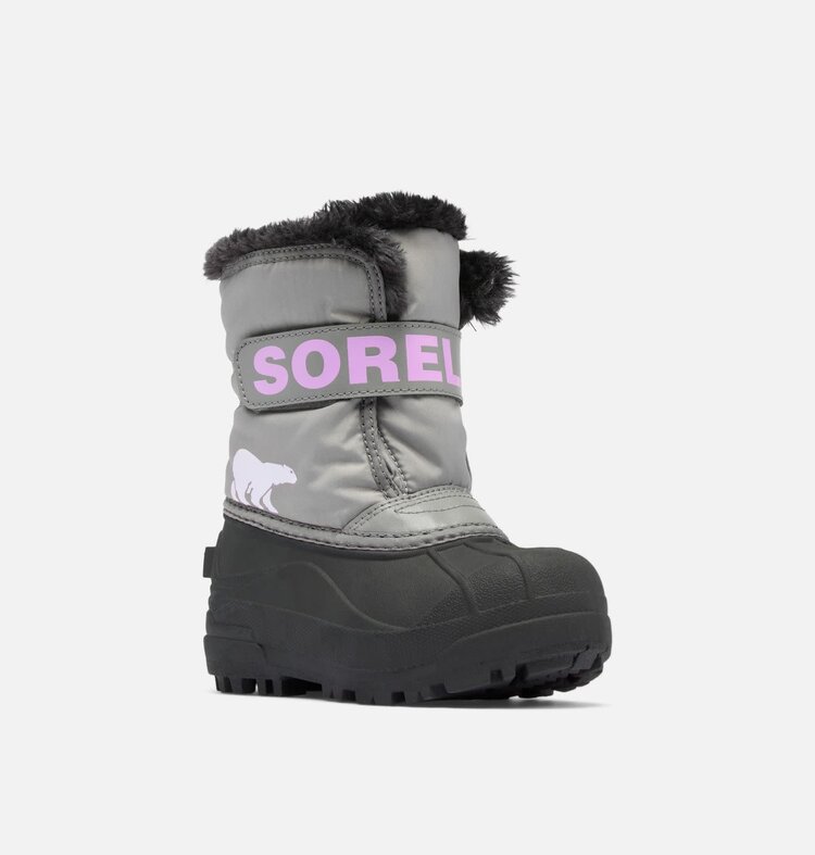 Sorel Sorel Snow Commander Boot 2025 (Toddler) | Chrome Grey/Euphoric Lilac