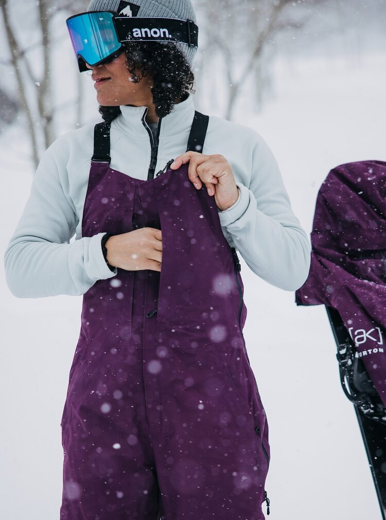 Burton Burton [Ak] Kimmy Gore-Tex 2L Bib Pants 2025 (Womens) | Purple Root