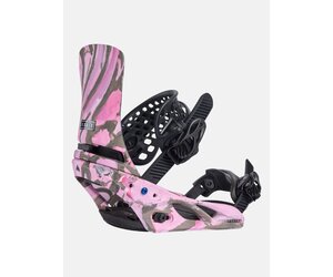 Burton Lexa X Binding 2025 (Womens) | Gray/Pink - The Drop Rideshop