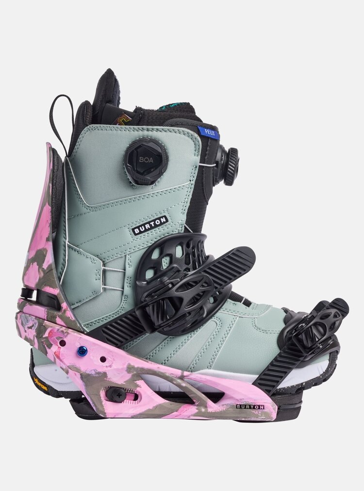 Burton Burton Lexa X Binding 2025 (Womens) | Gray/Pink