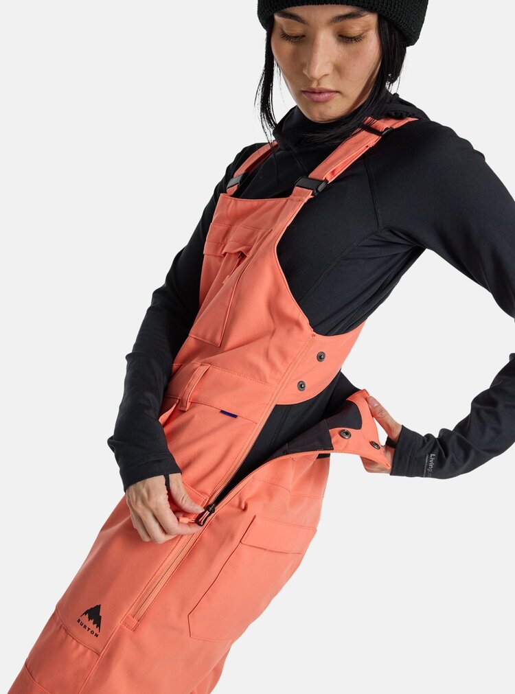 Burton Burton Avalon Stretch Bib Pants 2025 (Womens) | Peach Echo