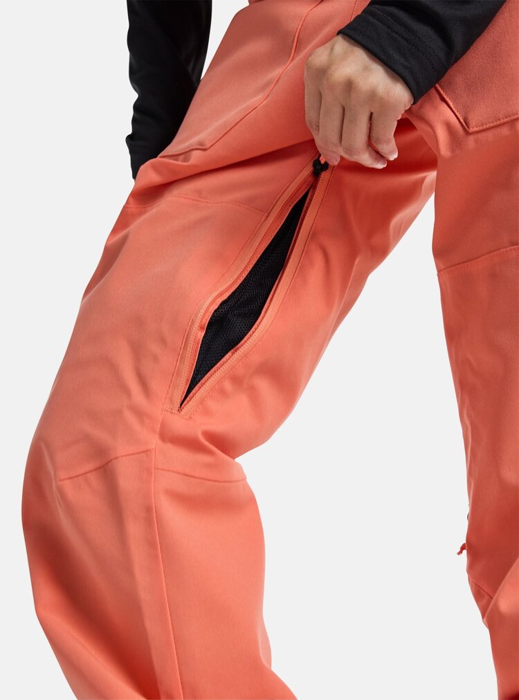 Burton Burton Avalon Stretch Bib Pants 2025 (Womens) | Peach Echo