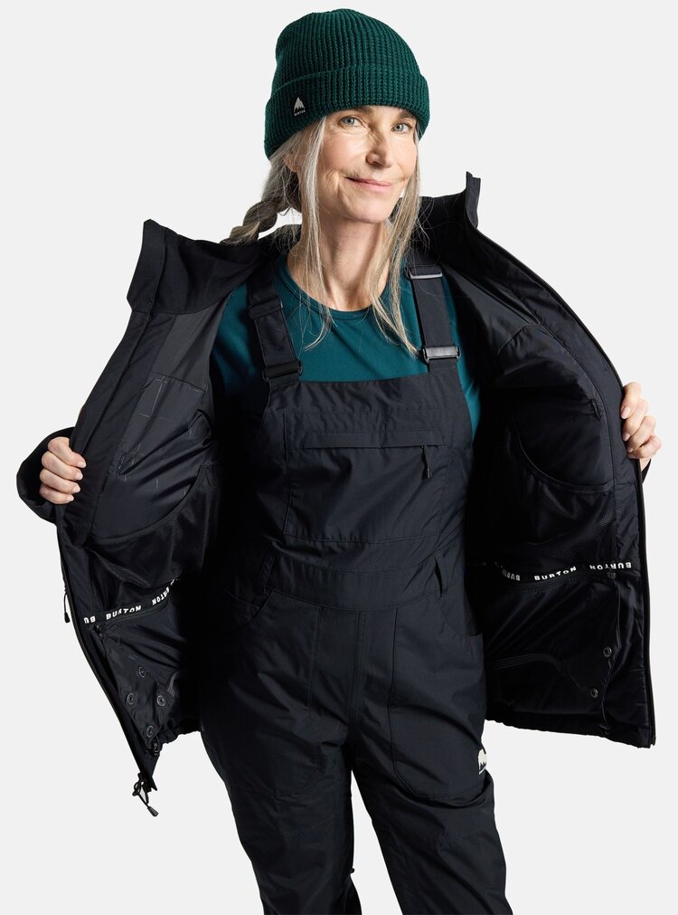Burton Burton Pillowline Gore-Tex Jacket 2026 (Womens) | True Black