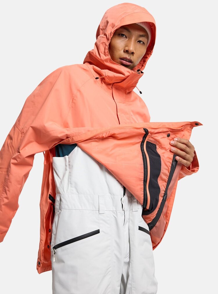 Burton Burton Frostner Anorak 2025 (Mens) | Peach Echo