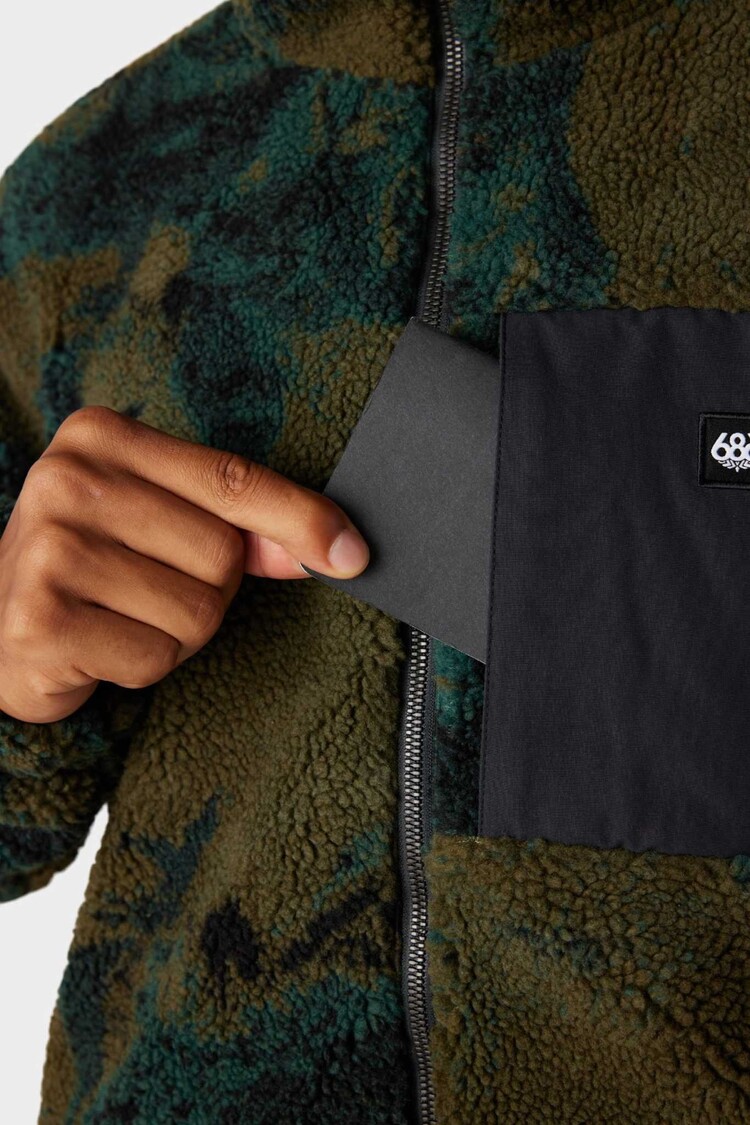 686 686 Everywhere Outpost Sherpa Jacket 2025 (Mens) | Cypress Green Hemisphere