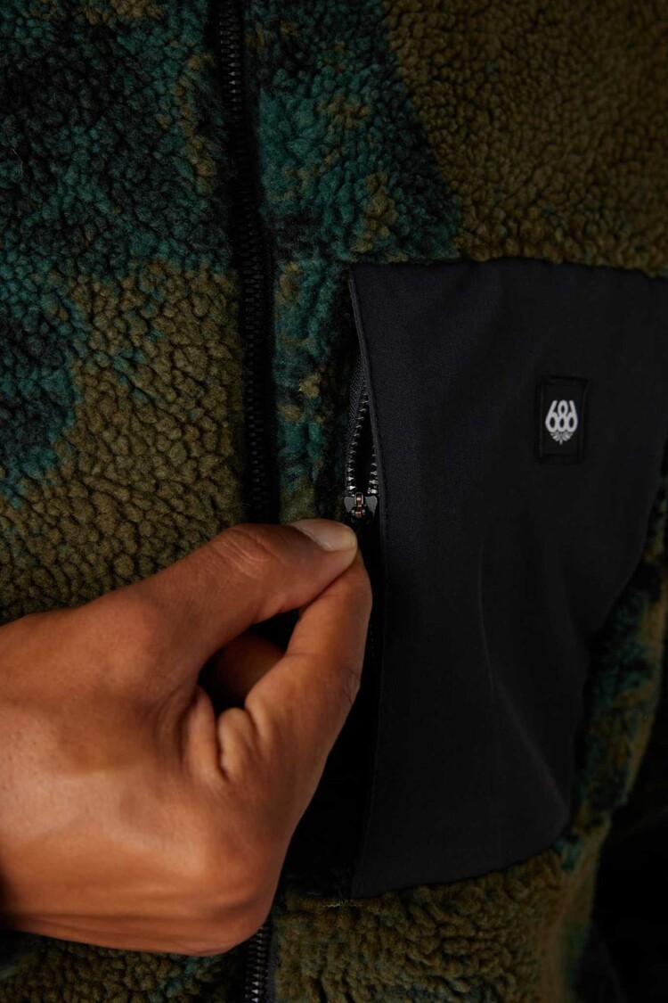 686 686 Everywhere Outpost Sherpa Jacket 2025 (Mens) | Cypress Green Hemisphere