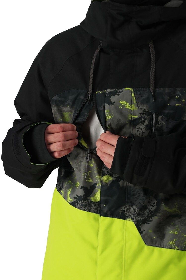 686 686 Geo Jacket 2025 (Mens) | Black Colorblock