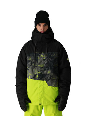 686 686 Geo Jacket 2025 (Mens) | Black Colorblock