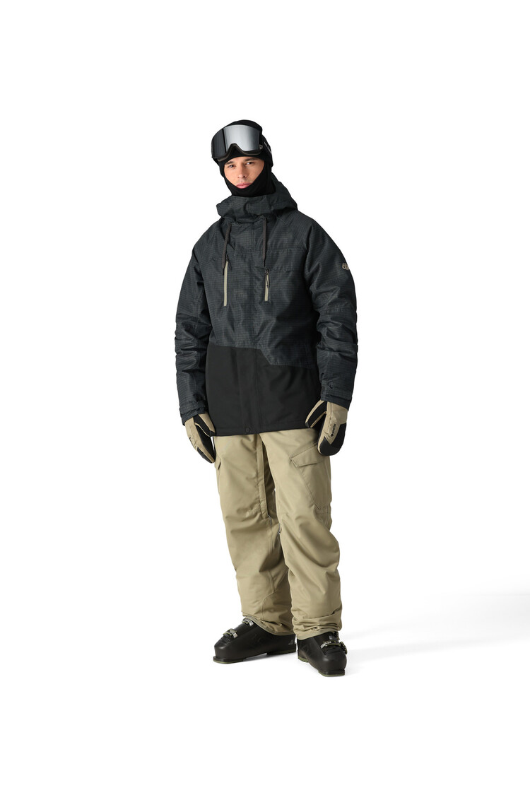 686 686 Geo Jacket 2025 (Mens) | Black Ripstop Colorblock