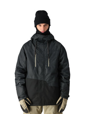 686 686 Geo Jacket 2025 (Mens) | Black Ripstop Colorblock