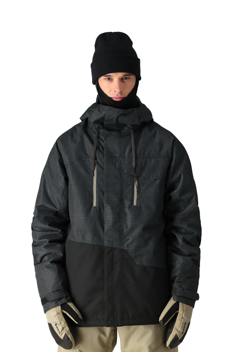 686 686 Geo Jacket 2025 (Mens) | Black Ripstop Colorblock