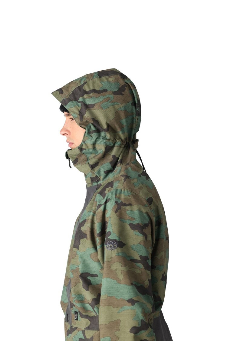 686 686 Ghost 2.5L Anorak 2025 (Mens) | Fatigue Camo Colorblock