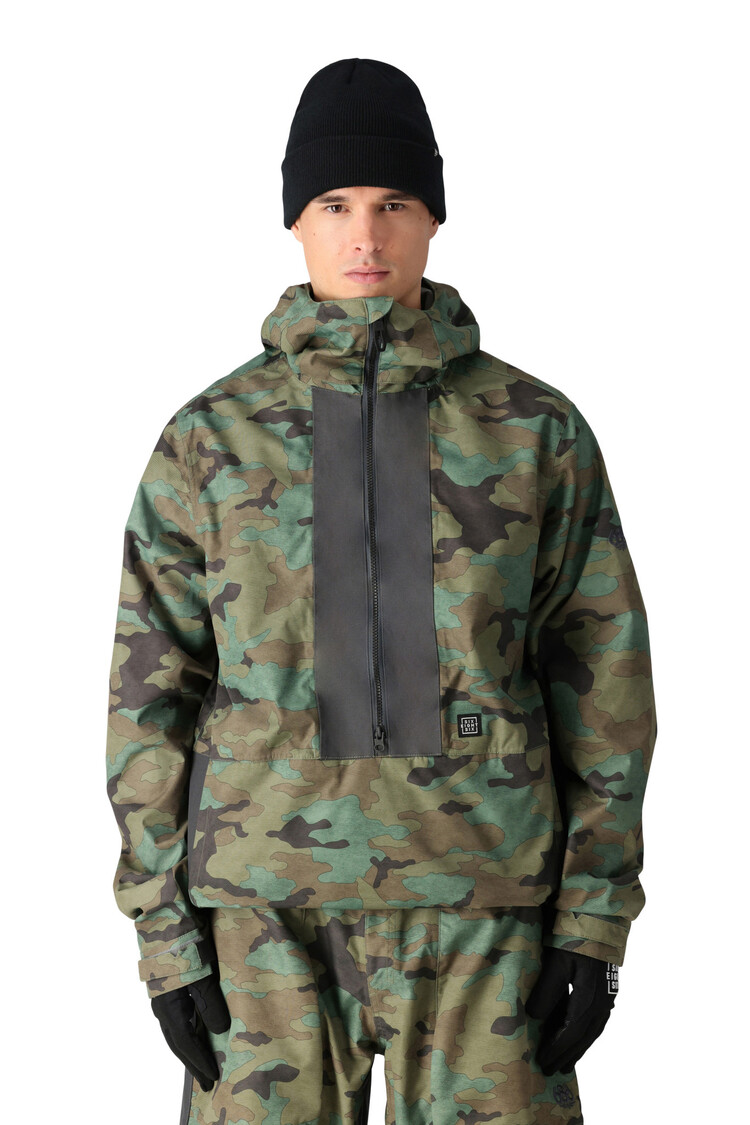 686 686 Ghost 2.5L Anorak 2025 (Mens) | Fatigue Camo Colorblock