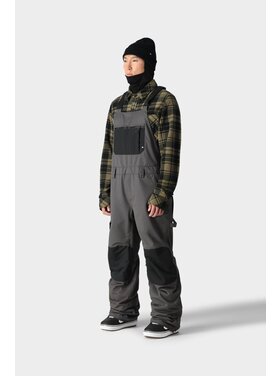 686 686 Hot Lap Bib 2026 (Mens) | Charcoal Colorblock