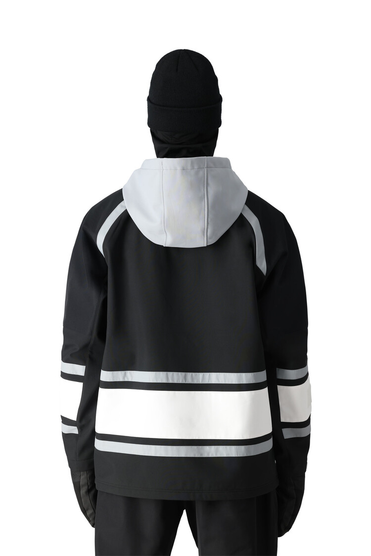 686 686 Waterproof Slapshot Hoody 2026 (Mens) | Black Colorblock