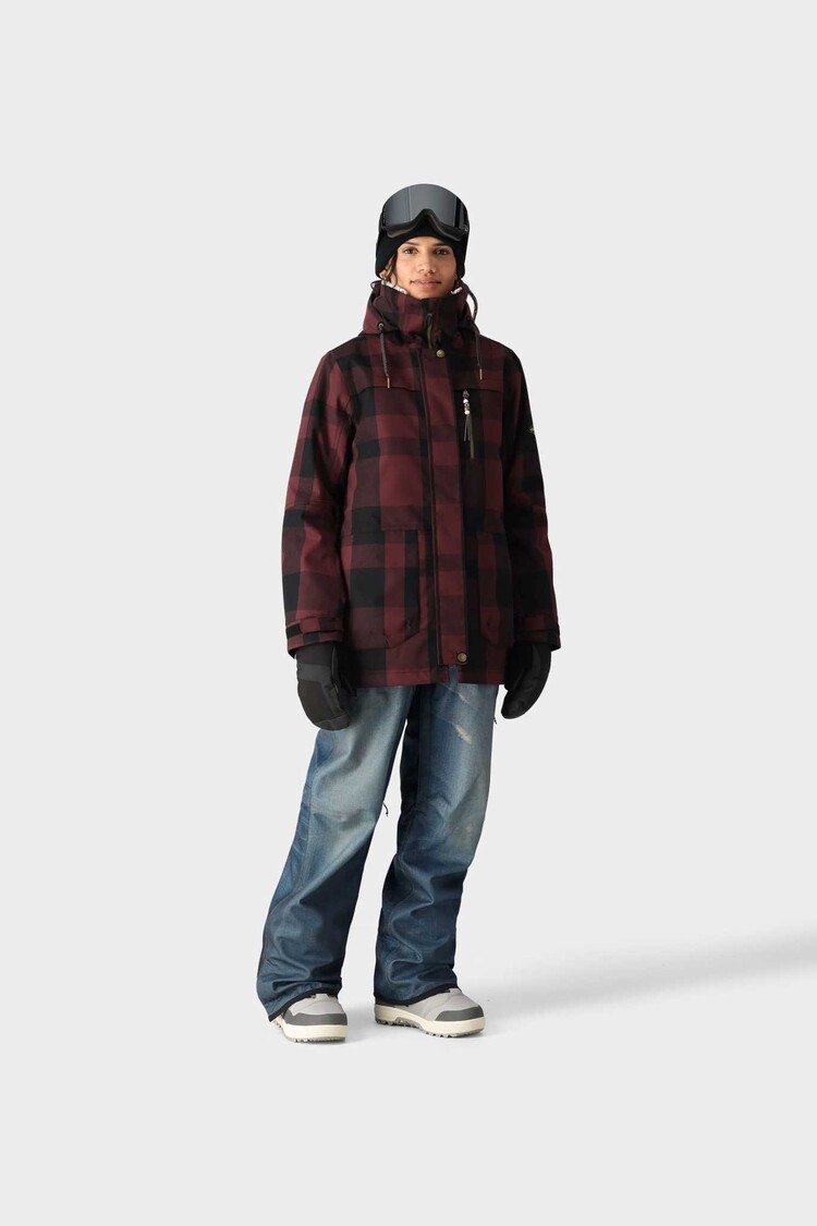 686 686 Black Magic 20K Bib 2025 (Womens) | Dec Denim Indigo