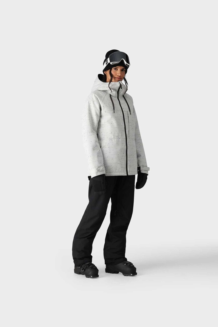 686 686 Black Magic Bib 2026 (Womens) | Black Geo Jacquard