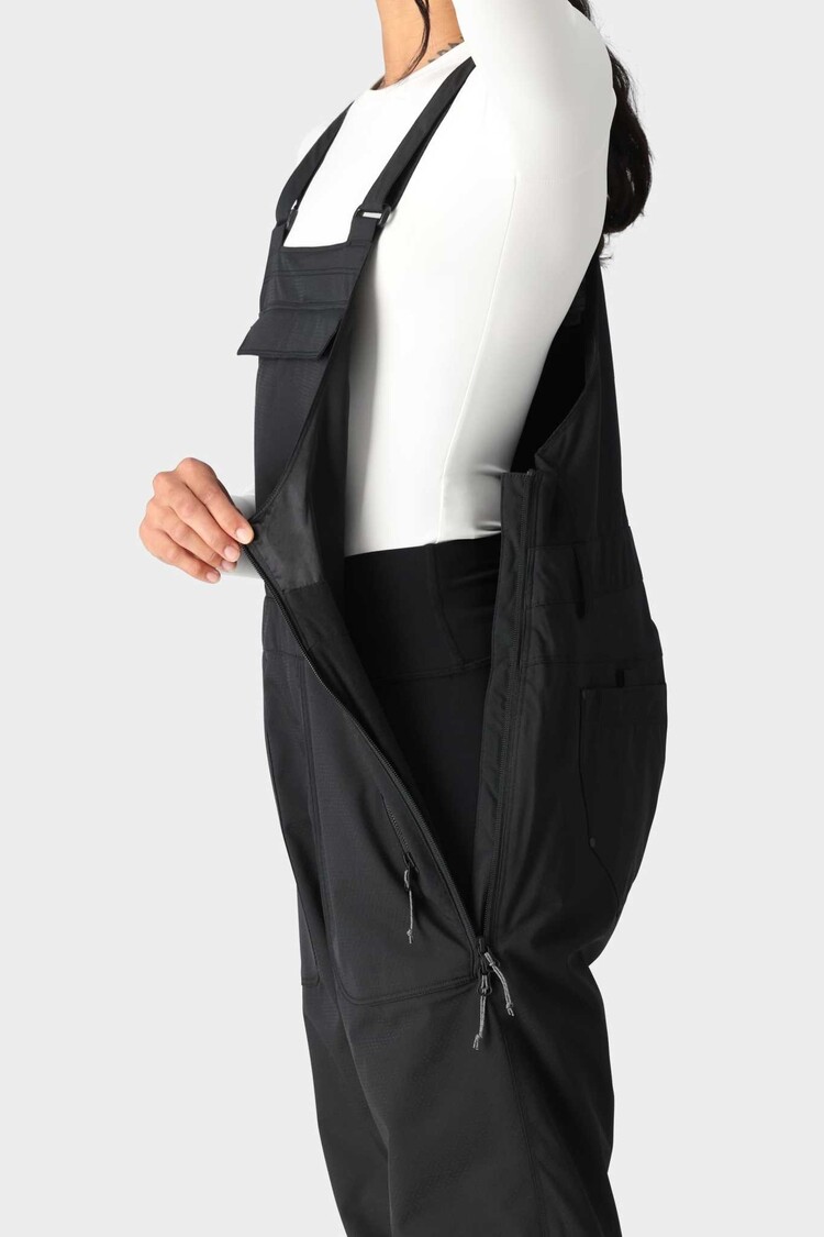 686 686 Black Magic Bib 2026 (Womens) | Black Geo Jacquard