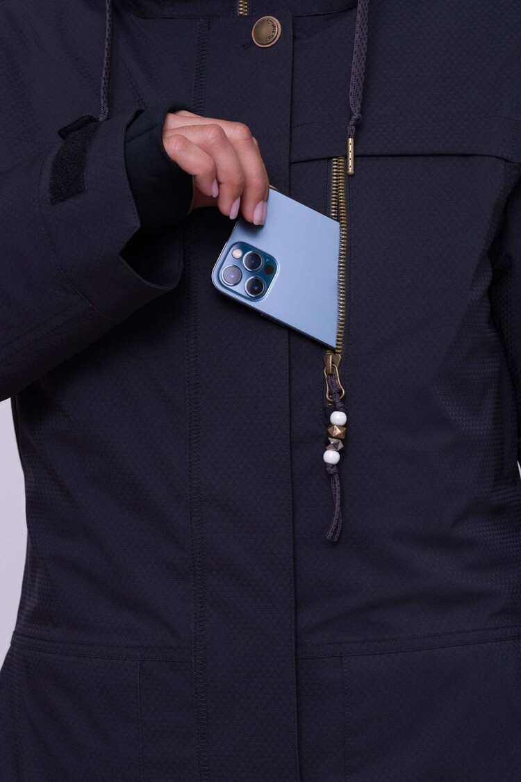 686 686 Spirit Jacket 2026 (Womens) | Black Geo Jacquard