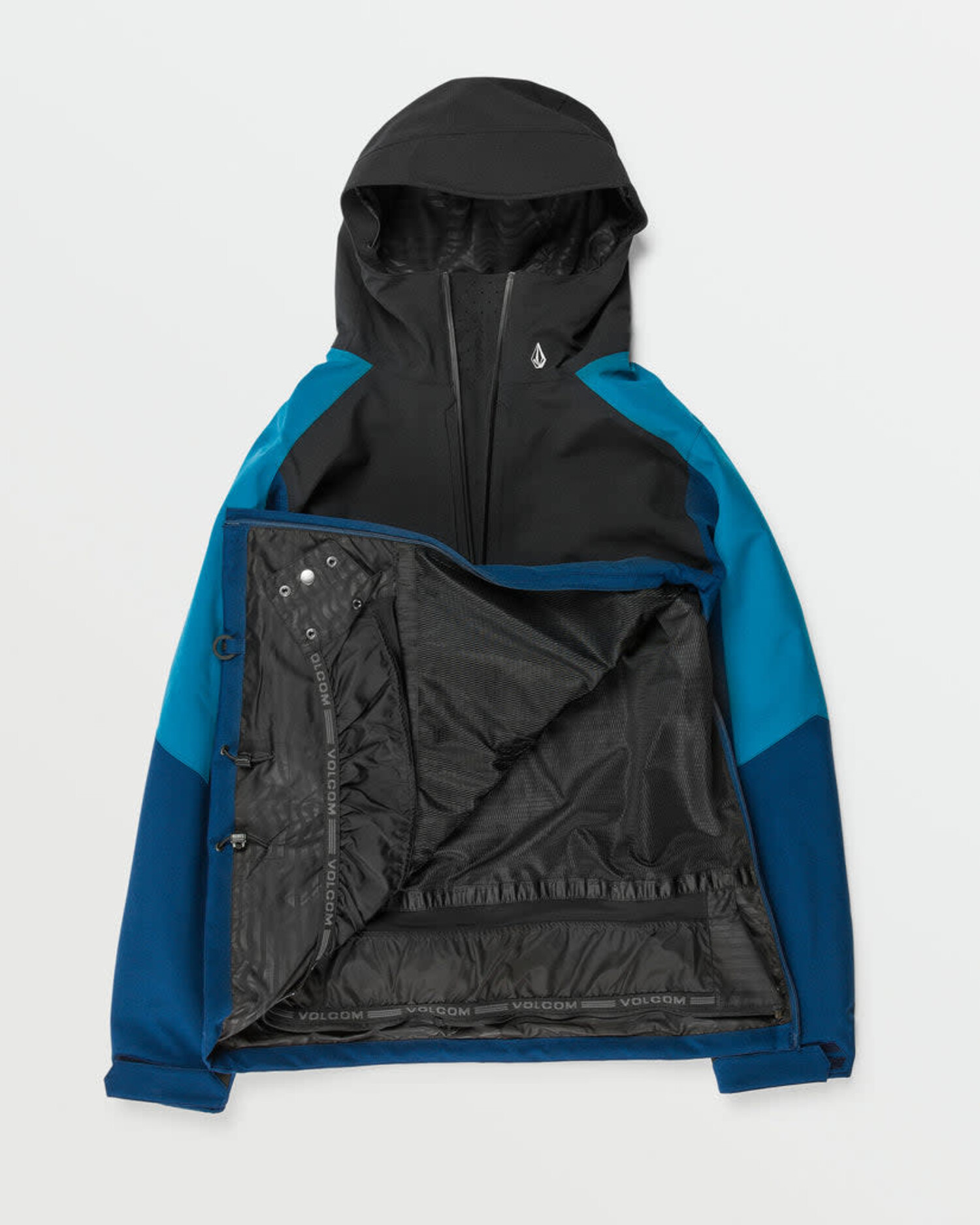 スキーウェアー　VOLCOM M ♢ Polar Mock 1/2 Zip Sweatshirt - SPRITZ BLACK - Men - Volcom EU