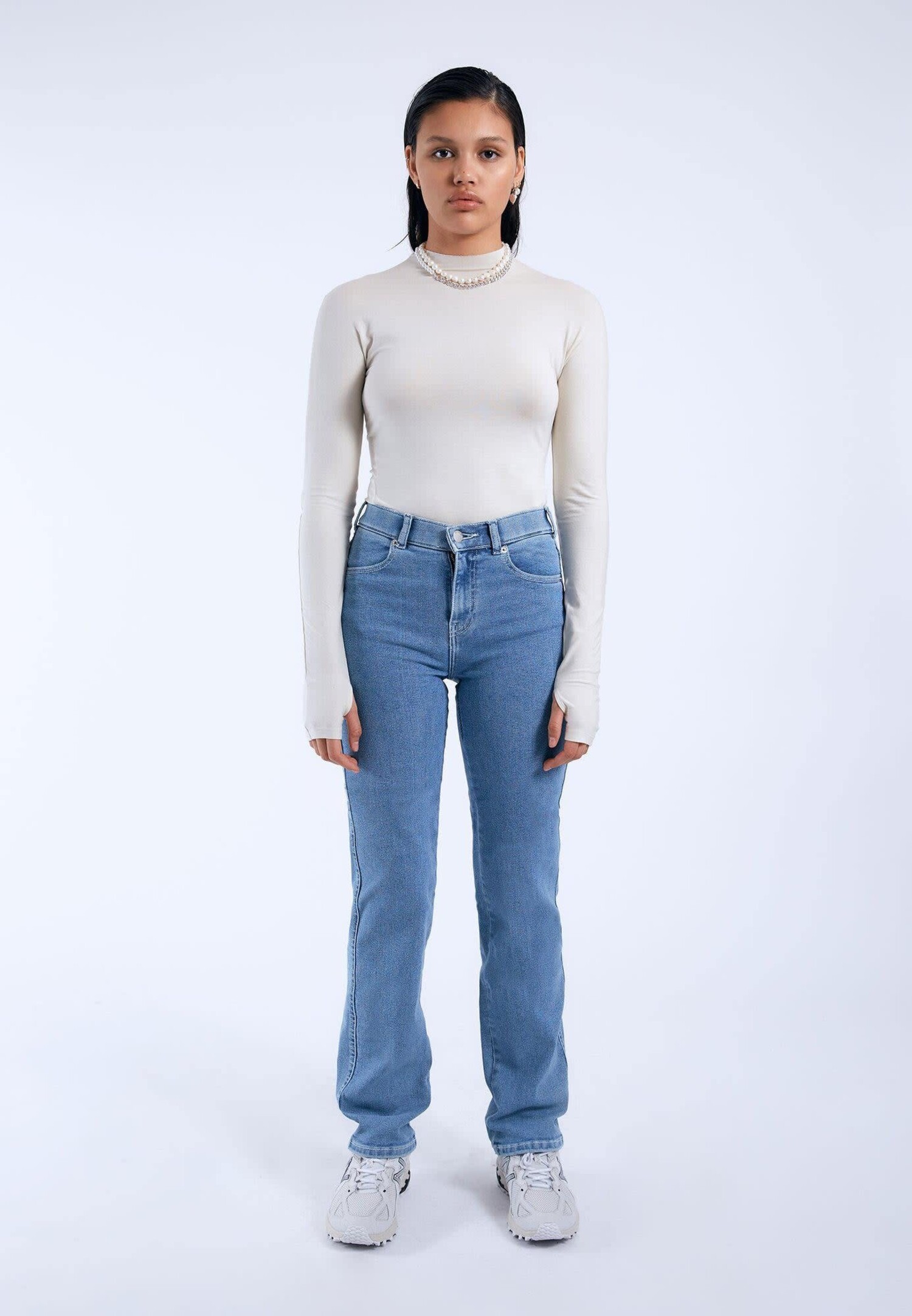 Dr. Denim Lexy Straight Denim Womens Cape Mid Plain S3 Boardshop