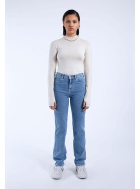 Dr Denim Dr. Denim Lexy Straight Denim (Womens) | Cape Mid Plain