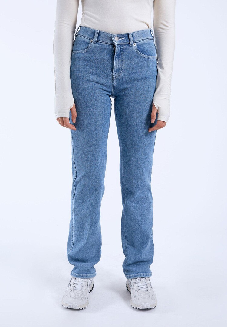 Dr Denim Dr. Denim Lexy Straight Denim (Womens) | Cape Mid Plain